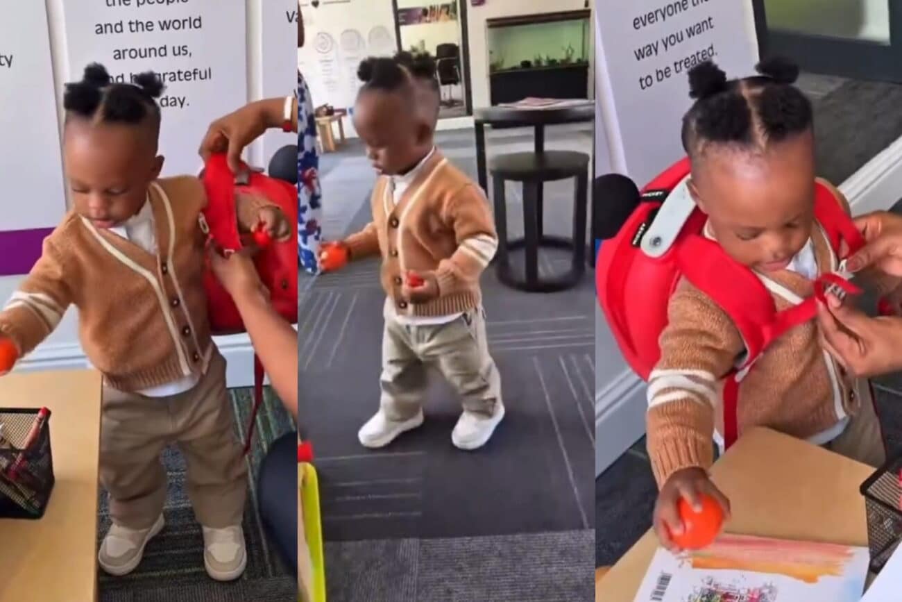 Priscilla Ojo shares moment from her son Rakeem’s first day at school (Video)
