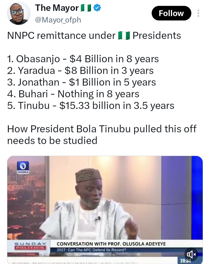 NNPC And Remittance Under Nigerian Presidents