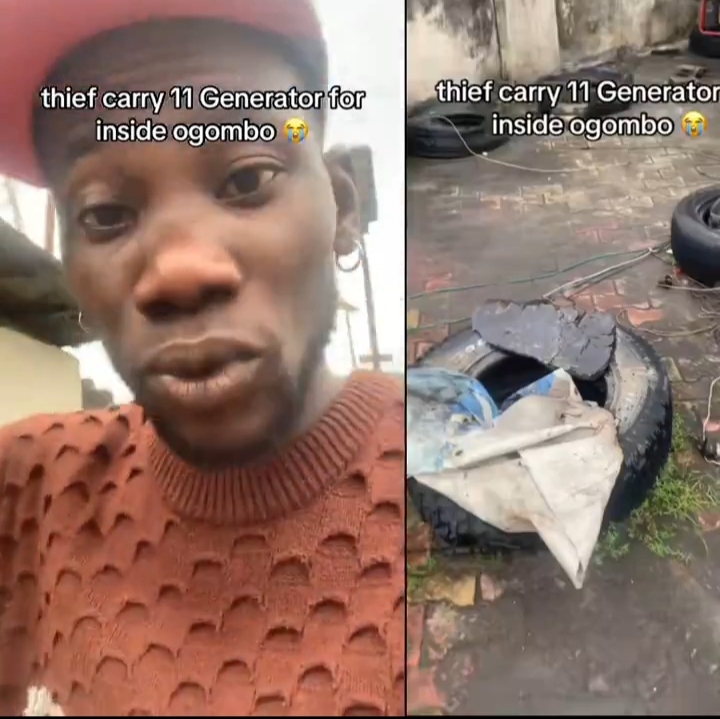 Residents Wake Up In Shock As Thieves Steal 11 Generators Overnight In Lagos