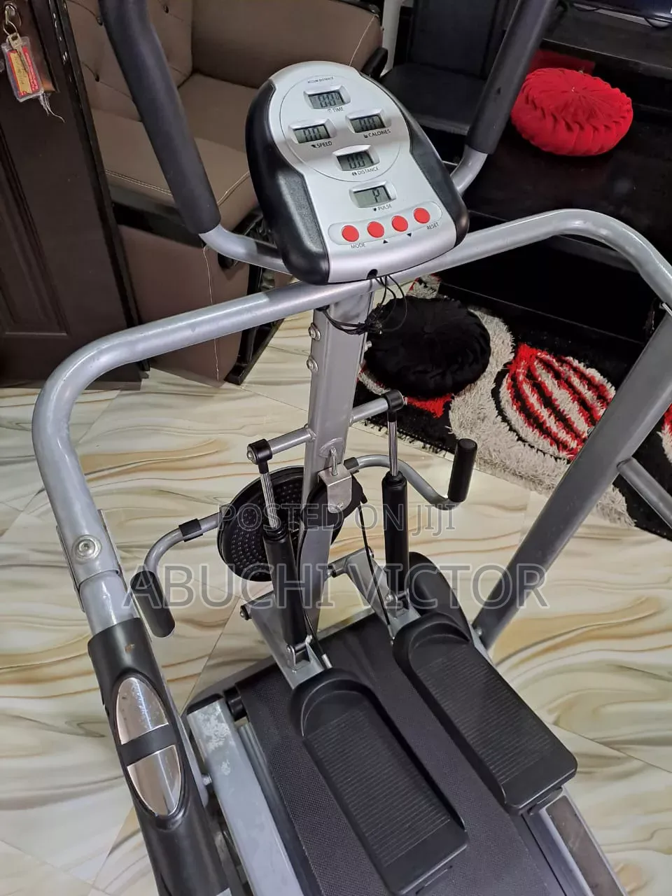 4 in 1 Manual Treadmill With Twister, Press Up Handles and Stepper