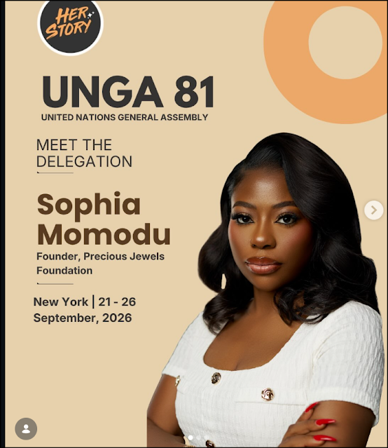 Reality TV Star Sophia Momodu Shares Emotional Life Story At UNGA 81 Side Event