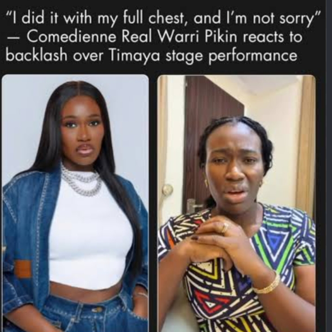 Realwarripikin Blåst Nigerians, She’s Not Sorry For Jumping On Timaya - Video