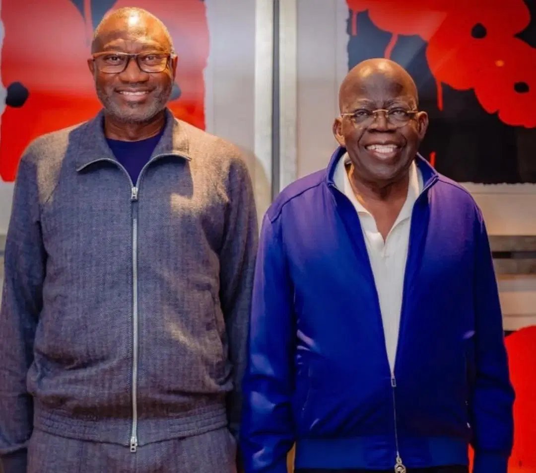 Otedola Has Dinner With Tinubu In France