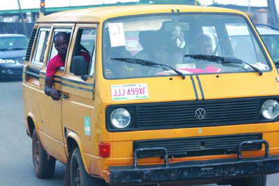 Lagos Commuters Stranded As Commercial Bus Drivers Strike