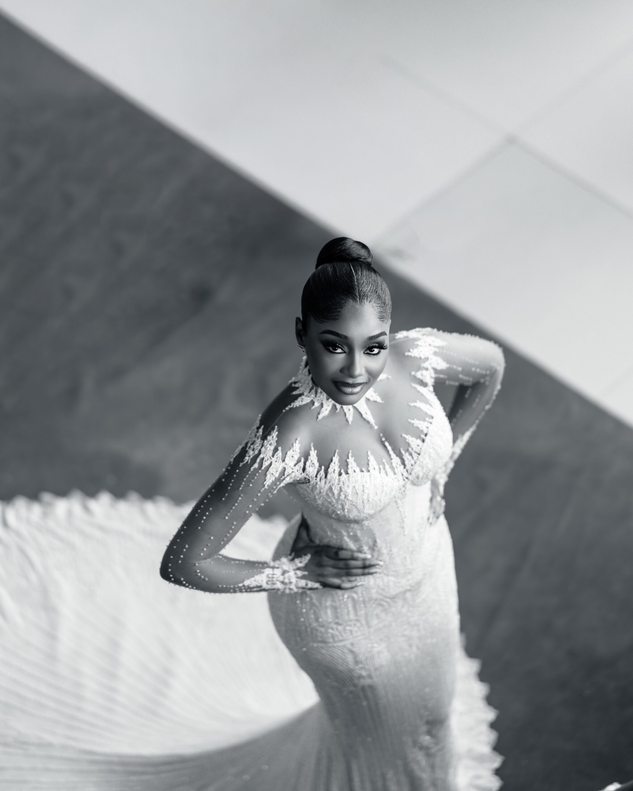 Kiky Festus Walked Down the Aisle in the Custom Veekee James Gown of Her Dreams