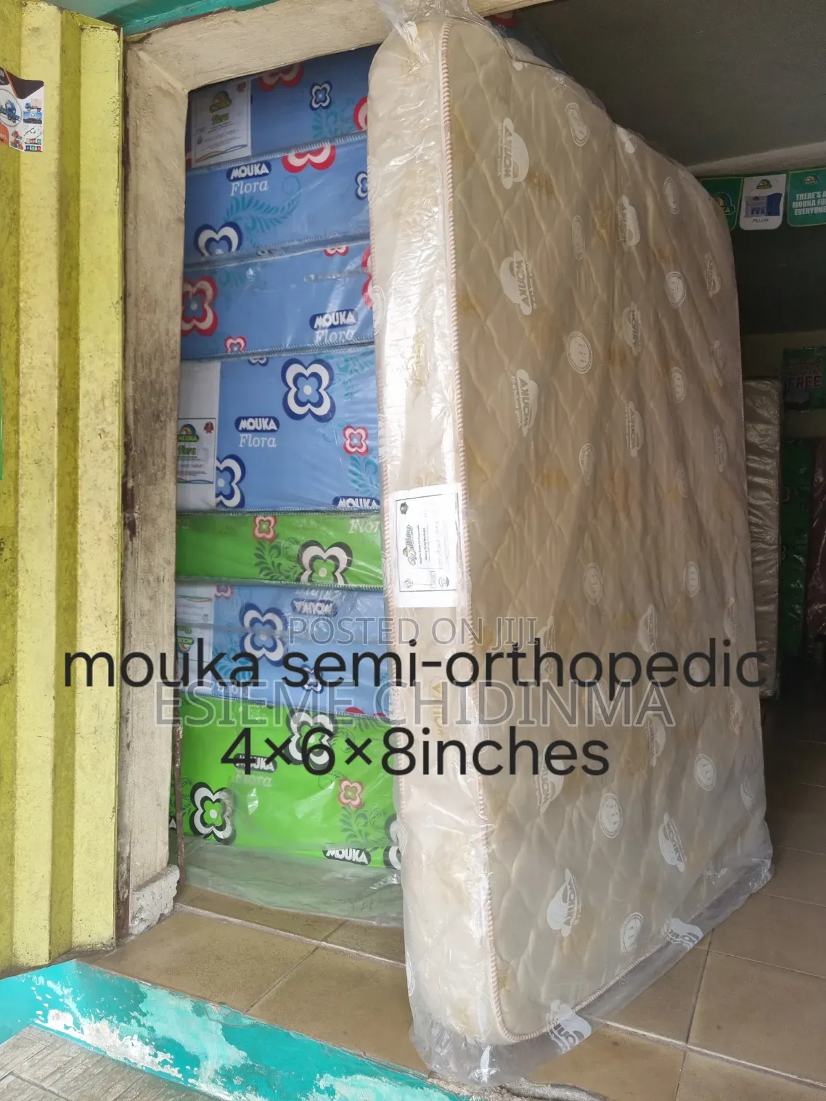 Mouka Semi-Orthopedic Mattress 4×6×8inches