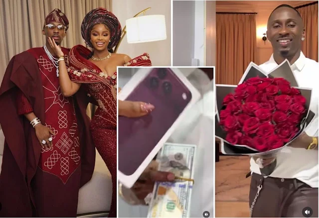 Singer Juma Jux' Wife Priscilla Ojo Talks About Baby Number 2 After He Surprised Her With Gifts