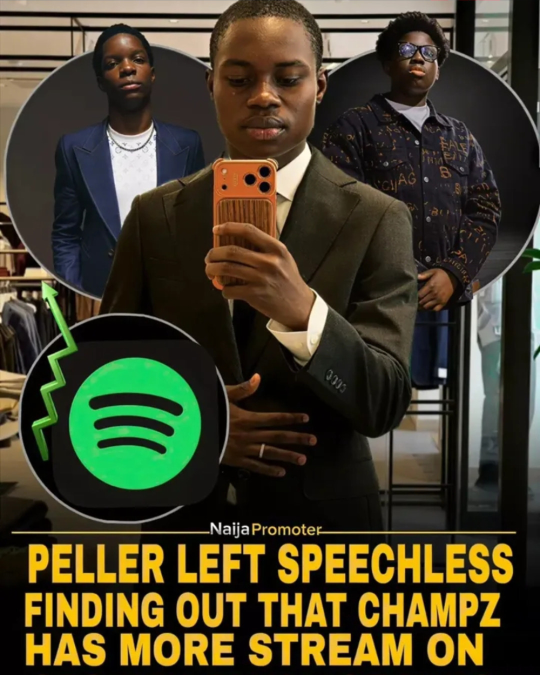 Peller Compares Wizkid's Son Champz To King Ochacho's Son, Gets Shocked - Video