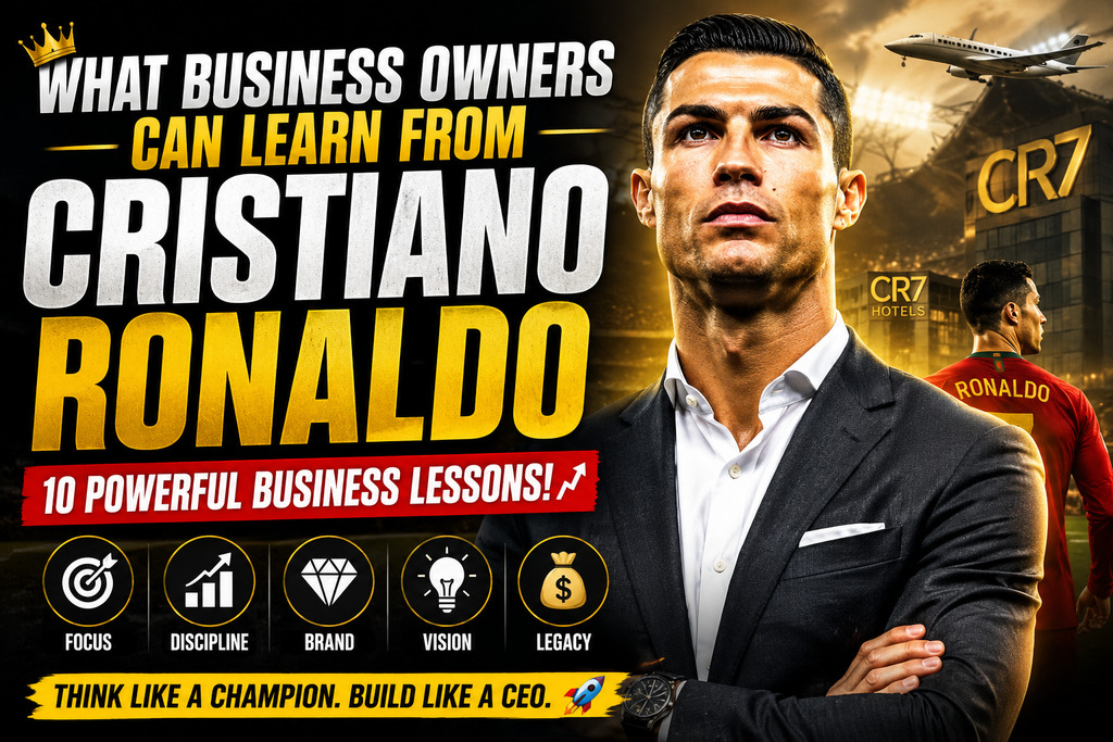 WHAT BUSINESS OWNERS - CAN LEARN FROM CRISTIANO RONALDO 10 POWERFUL BUSINESS LESSONS!