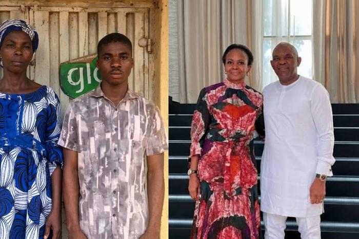 Family of 19-year-old who shared defamatory post about Tony Elumelu’s wife begs for forgiveness after weeks in detention