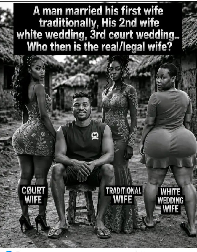 Who Is Real/Legal Wife Among The 3 Wives? (pic)