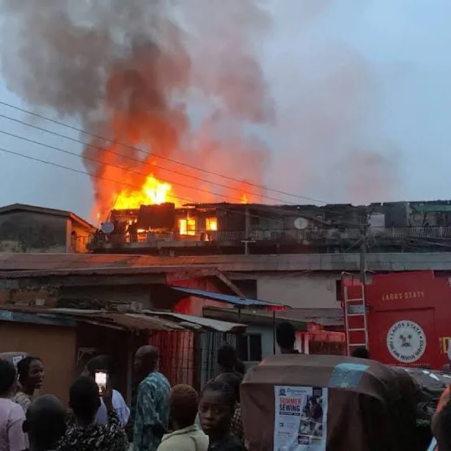 Nigeria Customs Office In Lagos Gutted By Fire