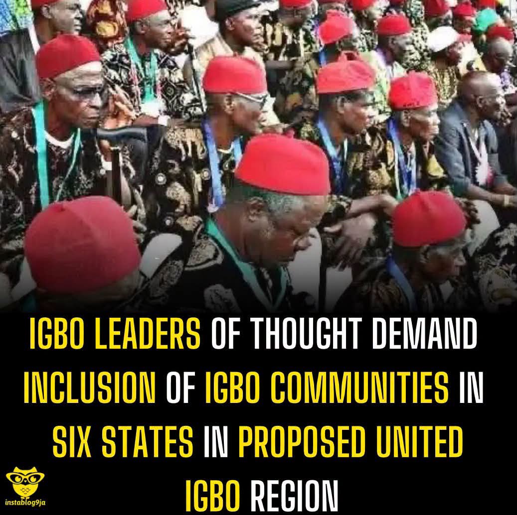 Igbo Leaders Call For Referendum And Expansion Of Igbo Communities