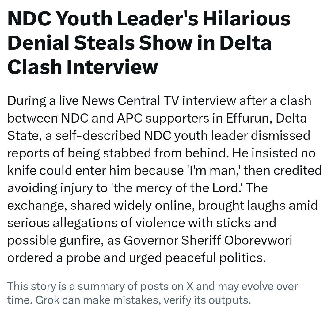 "I'm A Youth Leader Now! How Knife Go Enter Me"? - NDC Youth Leader (Video)