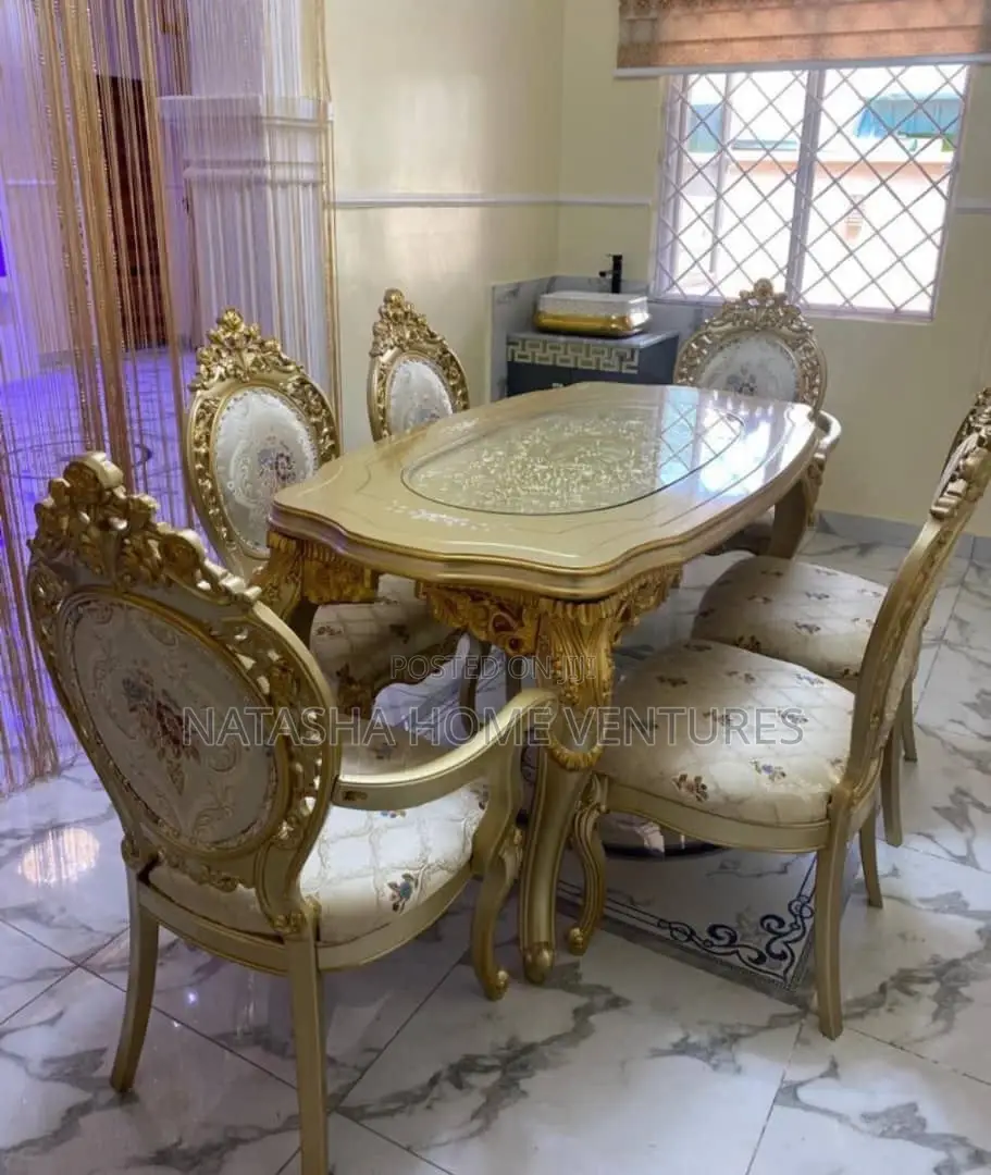Royal Baroque Dining Set — 6 Seater