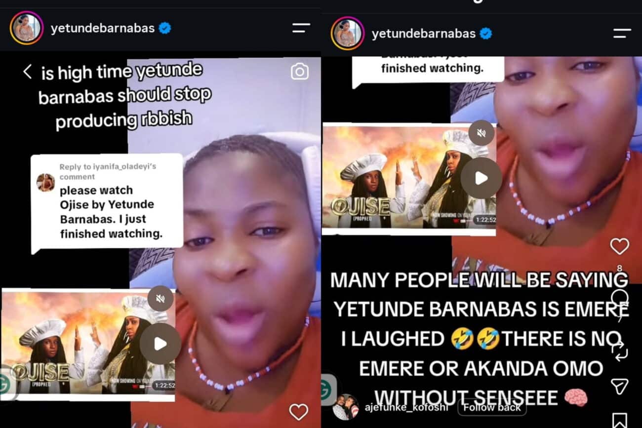 “You have been paid to tarnish my work” – Yetunde Barnabas calls out film critic for bullying her and discrediting her work