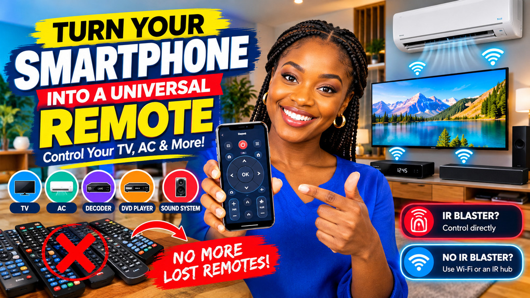 Control Your Tv And Other Home Electronics With Your Smart Phone     Https://y