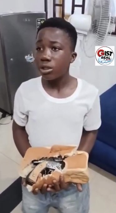 15-year-old Boy Arrested In Lagos With Alleged Gun Hidden Inside Bread