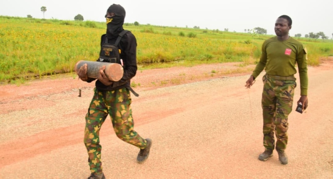 Troops Arrest Suspected Terrorist Collaborator In Kaduna, Destroy Three Explosives In Zamfara