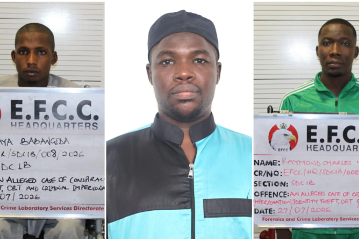Three men impersonate Tunde Ednut to collect ₦18.26m from Nigerians, get remanded in Kuje