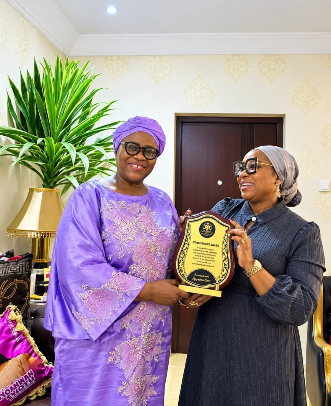 Actress Queeneth Agbor Meets Cross River First Lady, Others Over Charity Program
