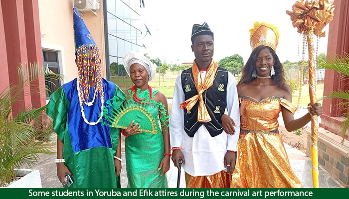 Aefunai Theatre Arts Students Showcase Carnival Arts To Promote Nigerian Culture