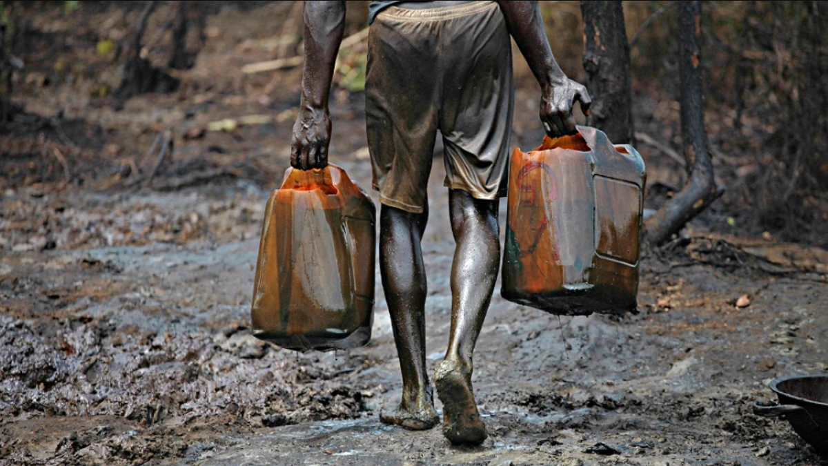 Navy uncovers illegal refinery with 114,500 litres of petroleum products, arrests 10