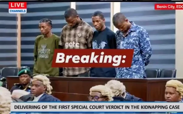 Edo State Special Court Sentences Four Kidnappers To Death