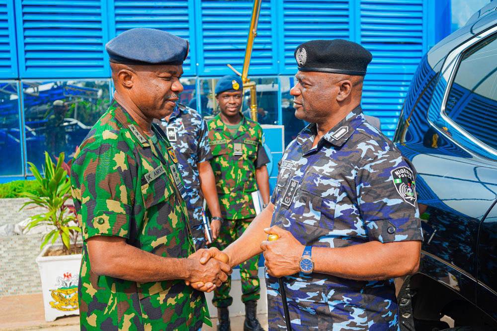 IGP Disu Visits Chief of Air Staff Over Military Plane Crash In Ondo
