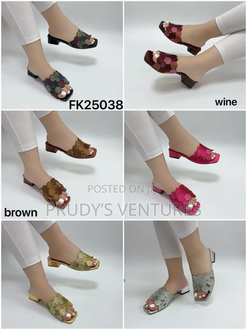 Zara Quality Female Short Slippers Shoe