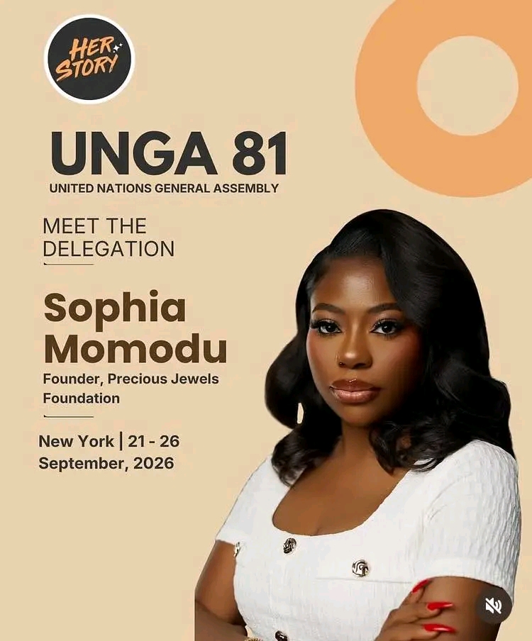 Sophia Momodu To Participate At 81st United Nations General Assembly
