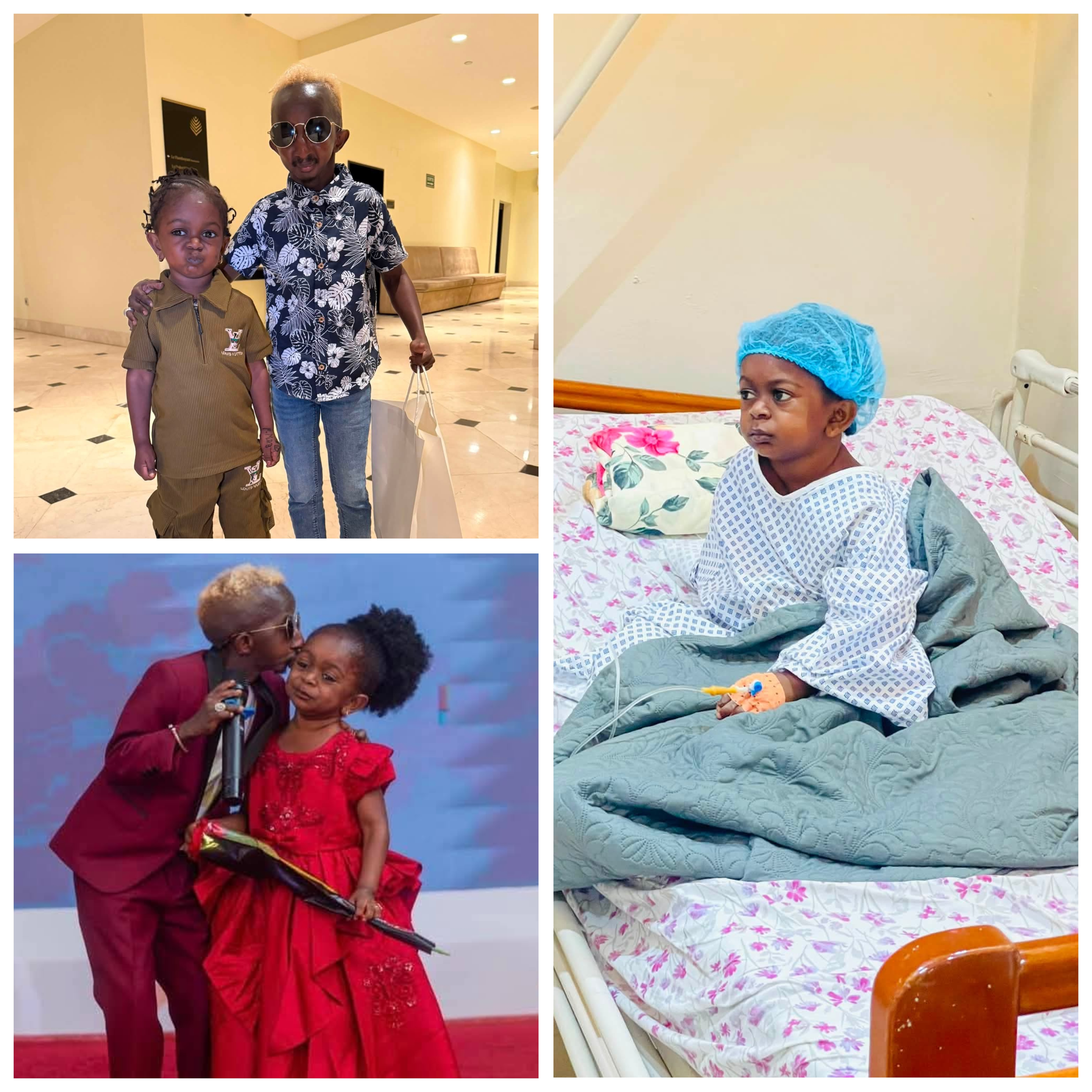 "I hope it's not what I think" - Guinean musician Grand P reacts after his girlfriend shared photos of herself from hospital bed