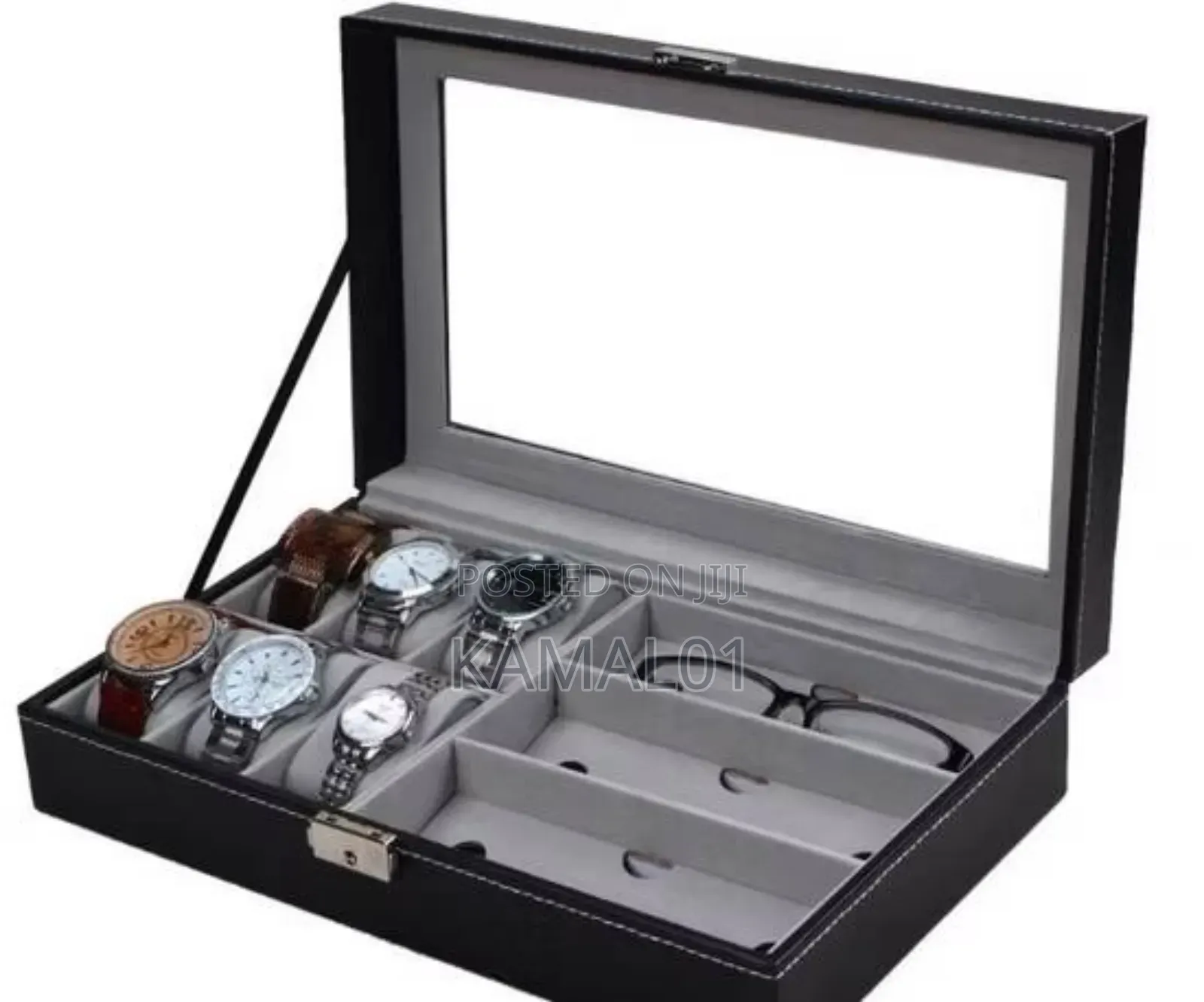 Jewelry Storage Box Watch Box Organizor With Glass Organiser