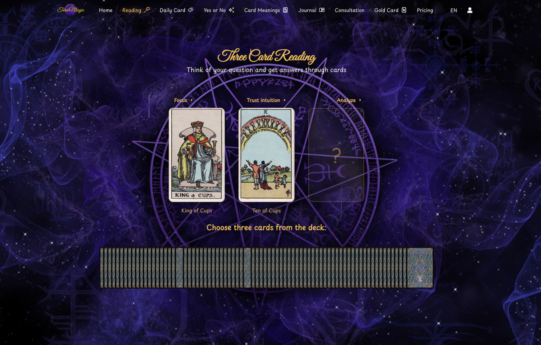 Built A 4-language Tarot Site With React + Supabase
