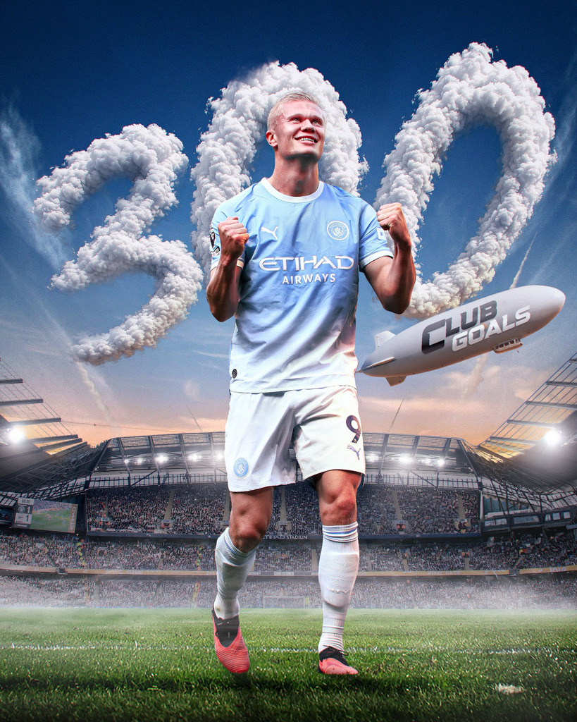 Haaland Just Hit 300 Club Goals At 25 - Faster Than Messi, Ronaldo, And Mbappe