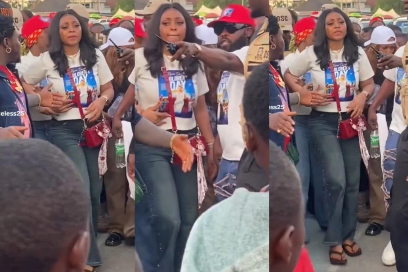 “There were signs, but we didn’t notice” – Netizens react to resurfaced video of Regina Daniels struggling to walk at her Children’s Day Carnival