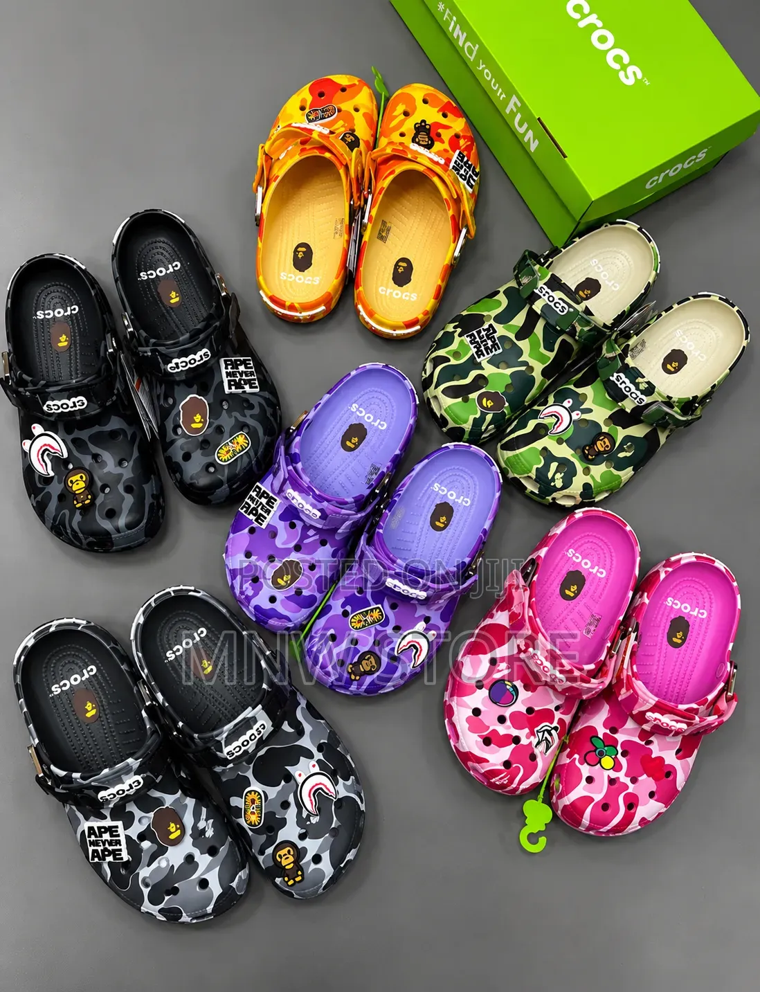 High Quality a Bathing Ape Crocs