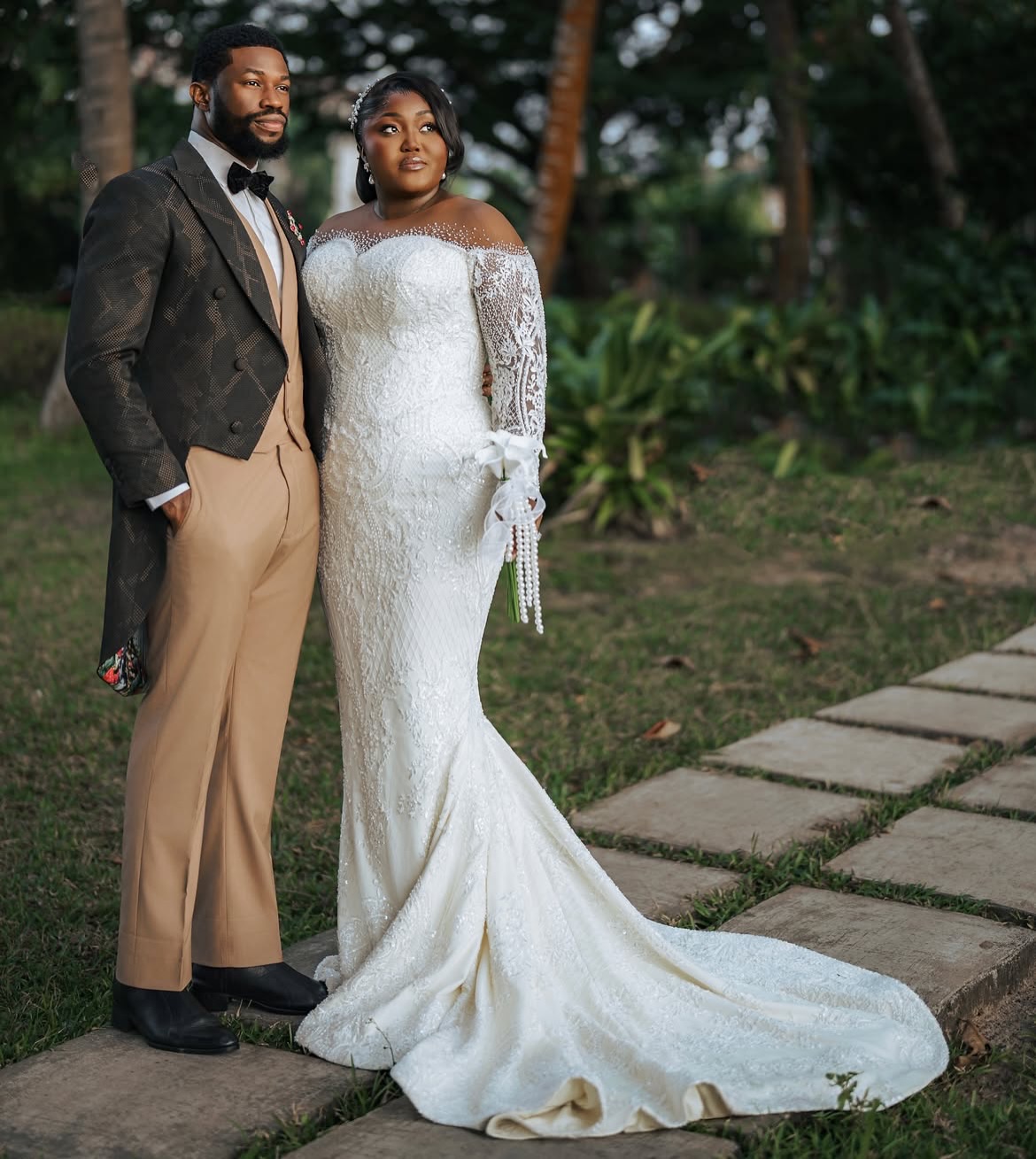 Stan & Blessing Nze’s Vow Renewal Was Filled With Love & Style | See Photos