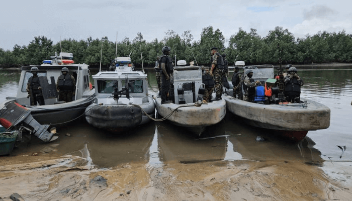 Navy sustains pressure on petroleum theft, recovers 33,800 ltrs in Rivers