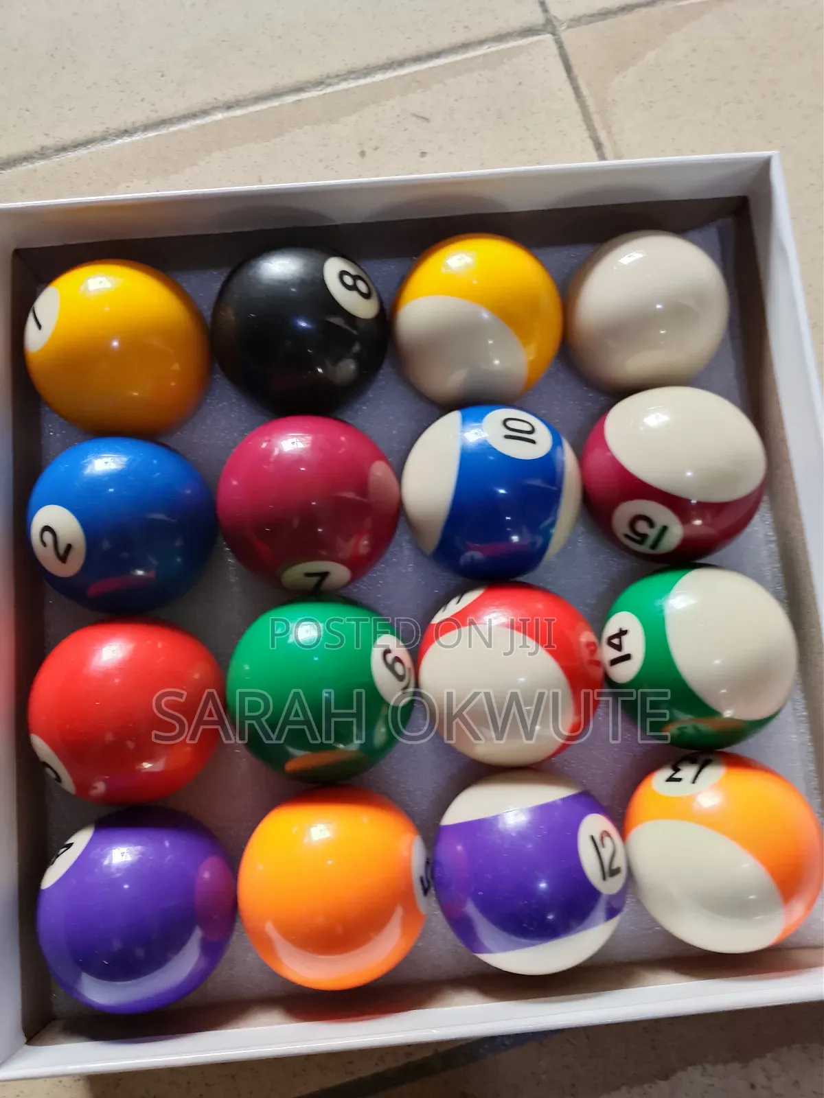 Set of Big Snooker Ball