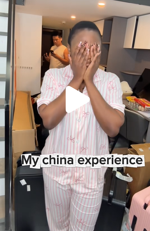 Nigerian lady breaks down in tears after she got evicted out of her apartment in China