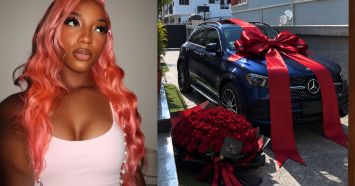 Ayra Starr's sister shows off new Benz weeks after area boys mistook her for the singer and damaged her car