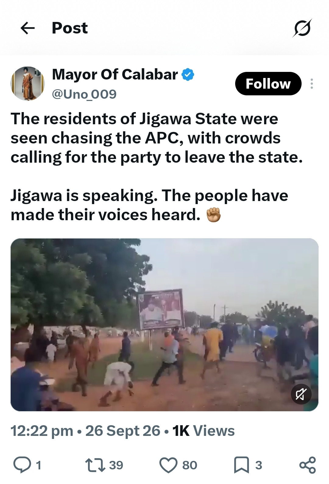 Residents Chase Away APC Mobilizers In Jigawa (Video)