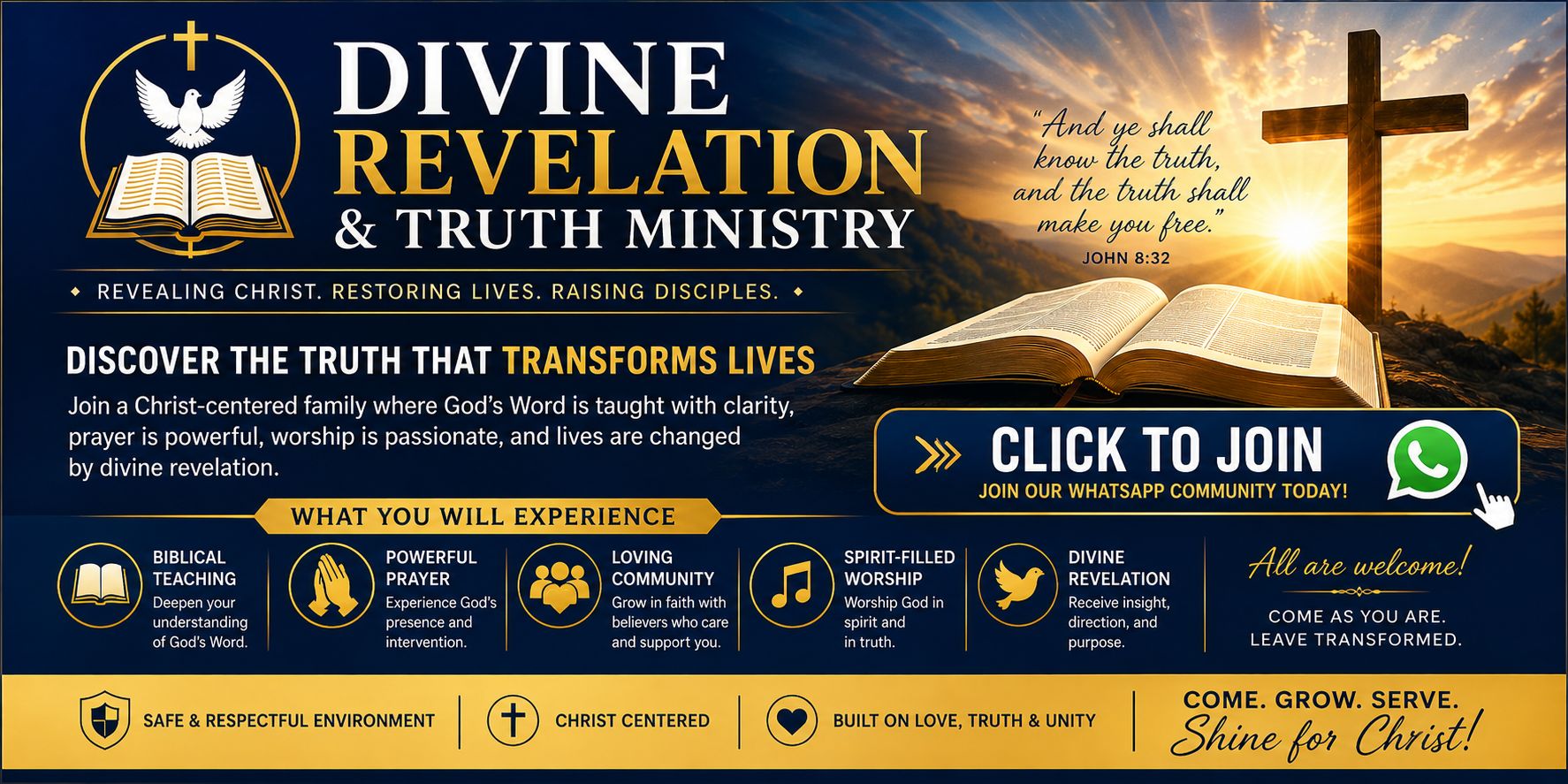 EVENT: Divine Revelation And Truth Ministry: Growing Together In God’s Word And