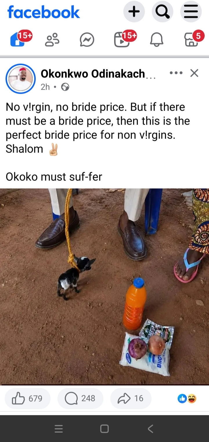 Man Proposes Miniature Goat As Bride Price For Non-Virgins (Pics)