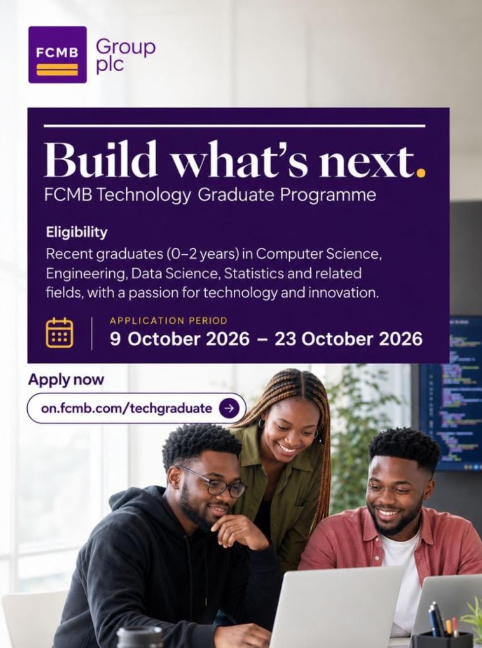 FCMB Graduate Trainee 2026