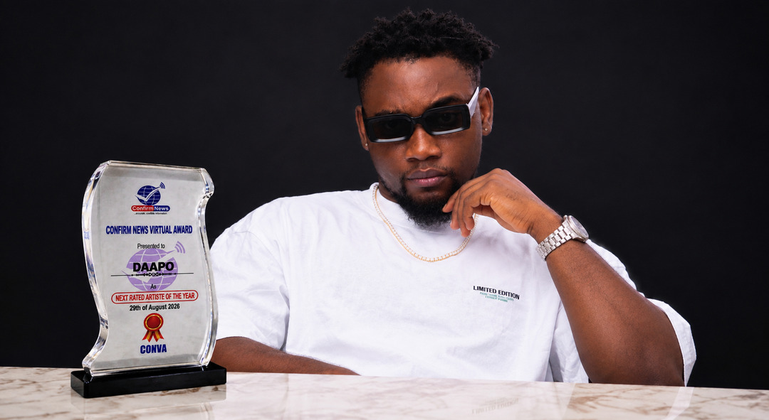 Daapo Receives CONVA Next Rated Artiste Of The Year Award
