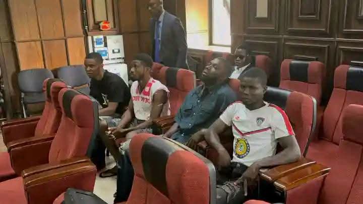DSS arraigns four suspects linked to k!lling of operative