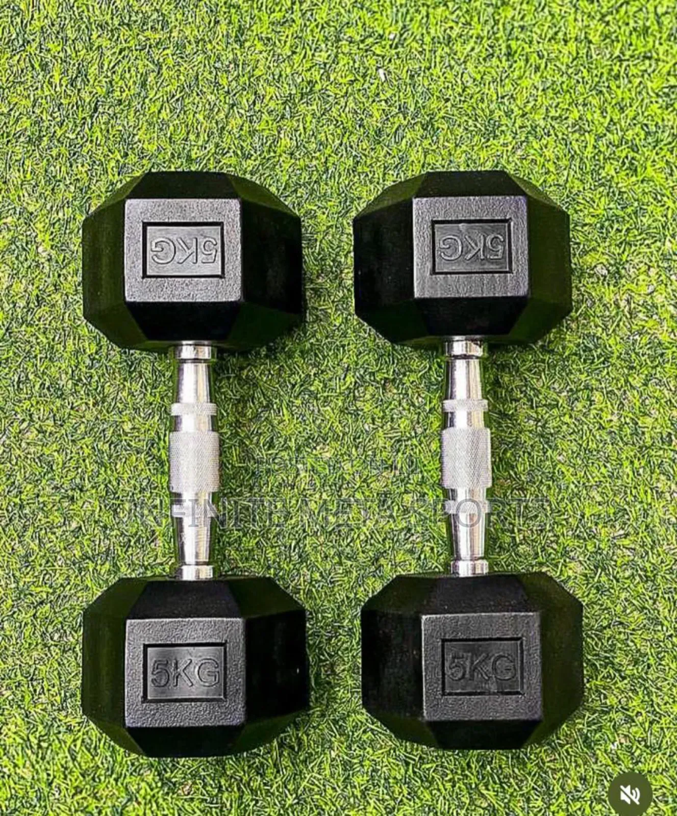 Brand New 5kg Hex Dumbbell