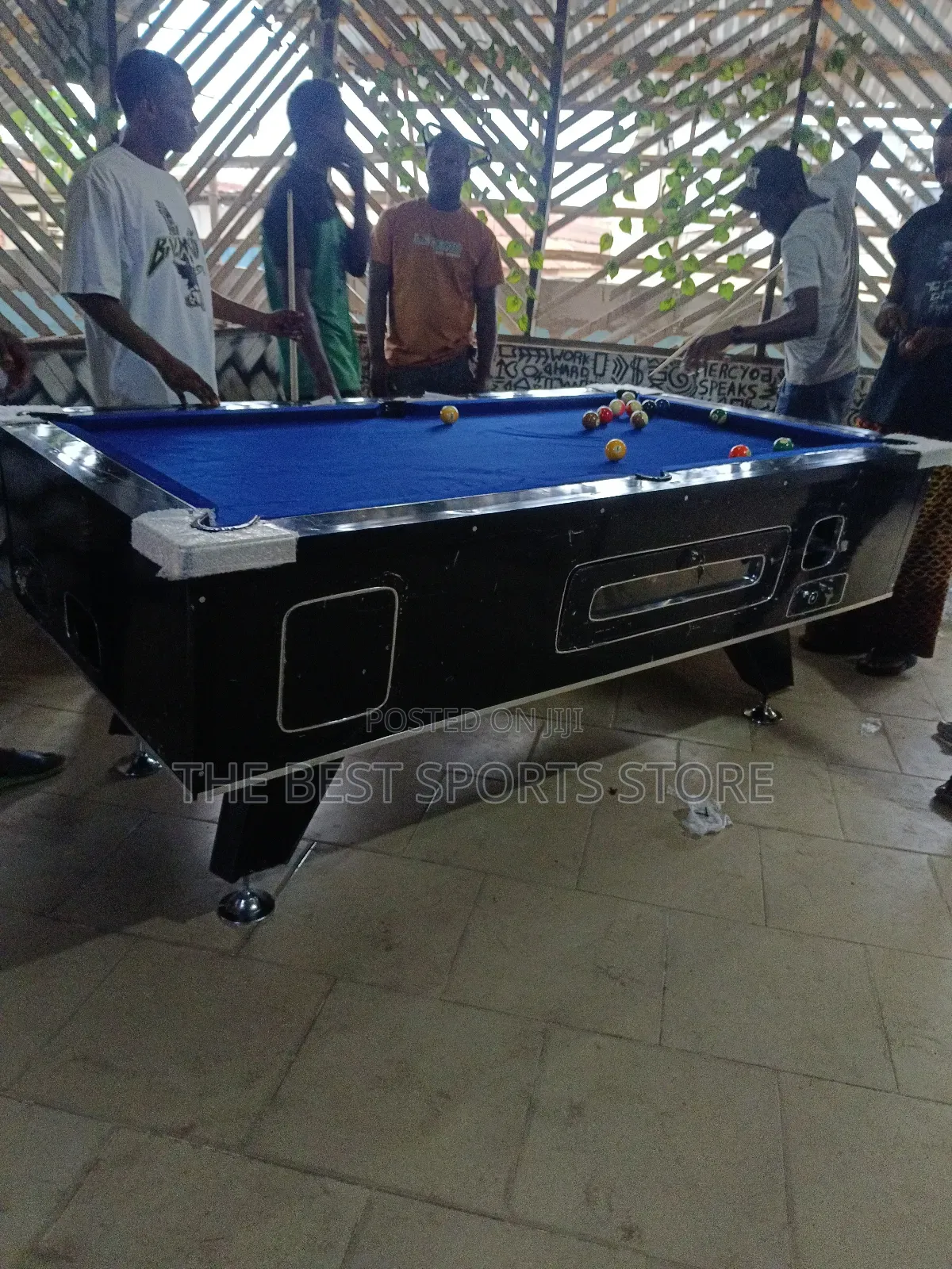 7ft Neat High Glossy Marble Coin Snooker Pool
